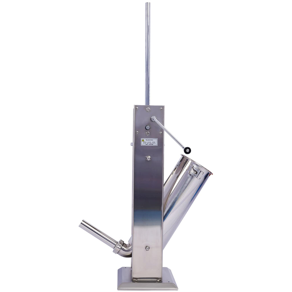 Stainless Steel 15LB Sausage Stuffer with 4 Stuffing Tubes Y523663