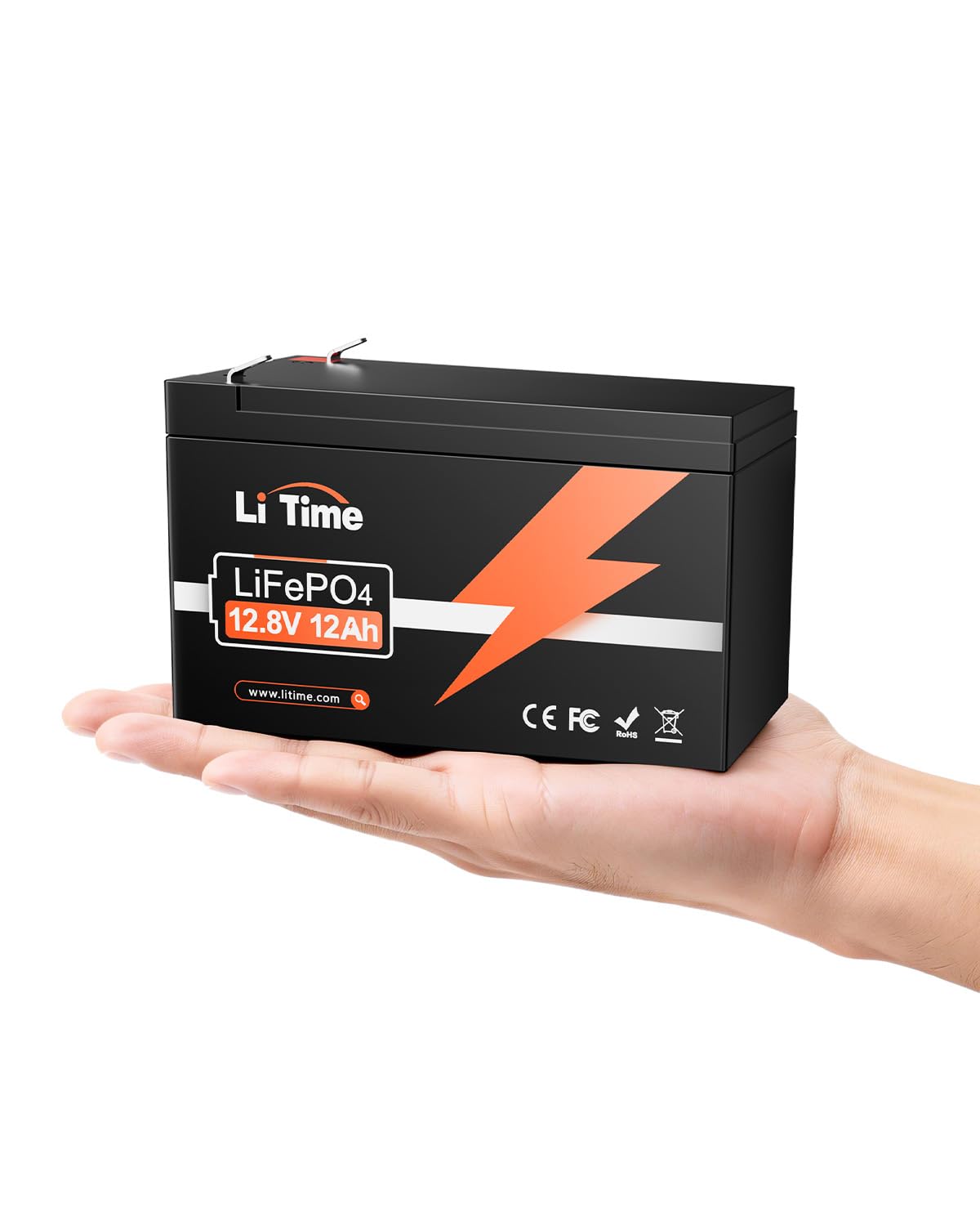 12V 12Ah Mini LiFePO4 Battery 2-Pack U1744