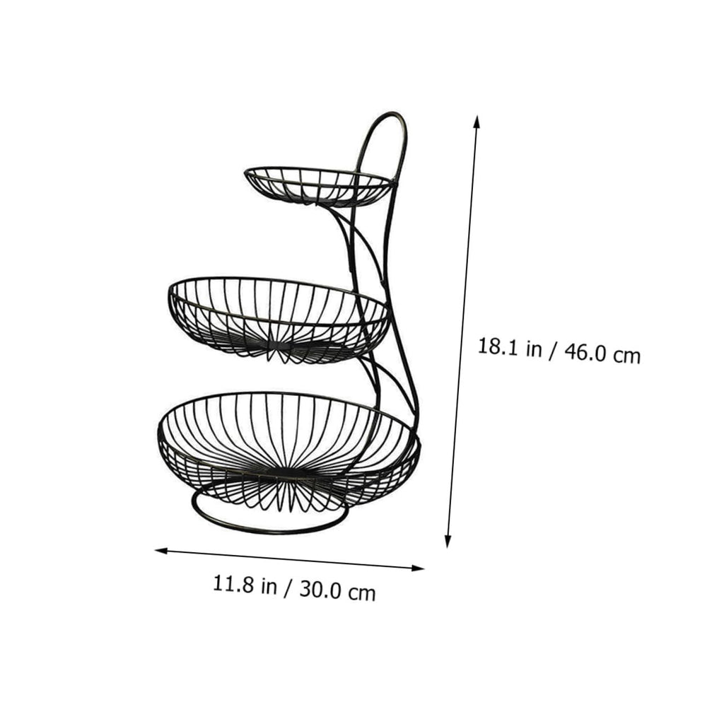 3-Tier Iron Basket B9014