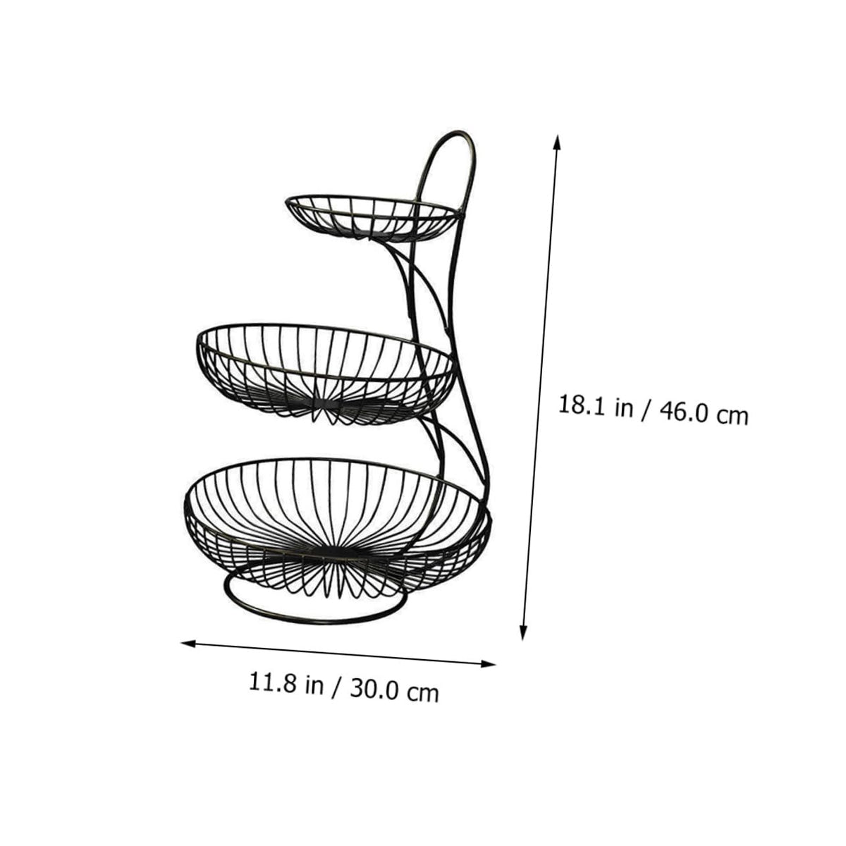 3-Tier Iron Basket B9014