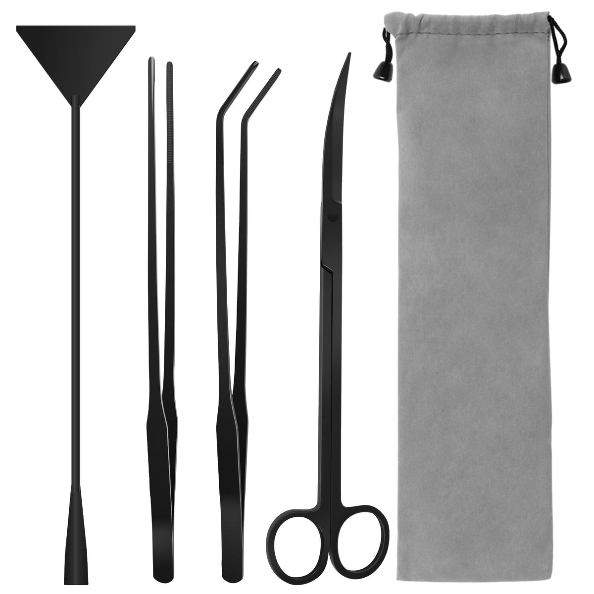 4 in 1 Stainless Steel Aquarium Aquascape Tools Kit W8179