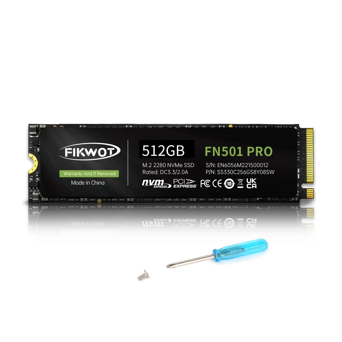 512GB NVMe M.2 2280 PCIe Gen3 x4 Internal Solid State Drive Y91833