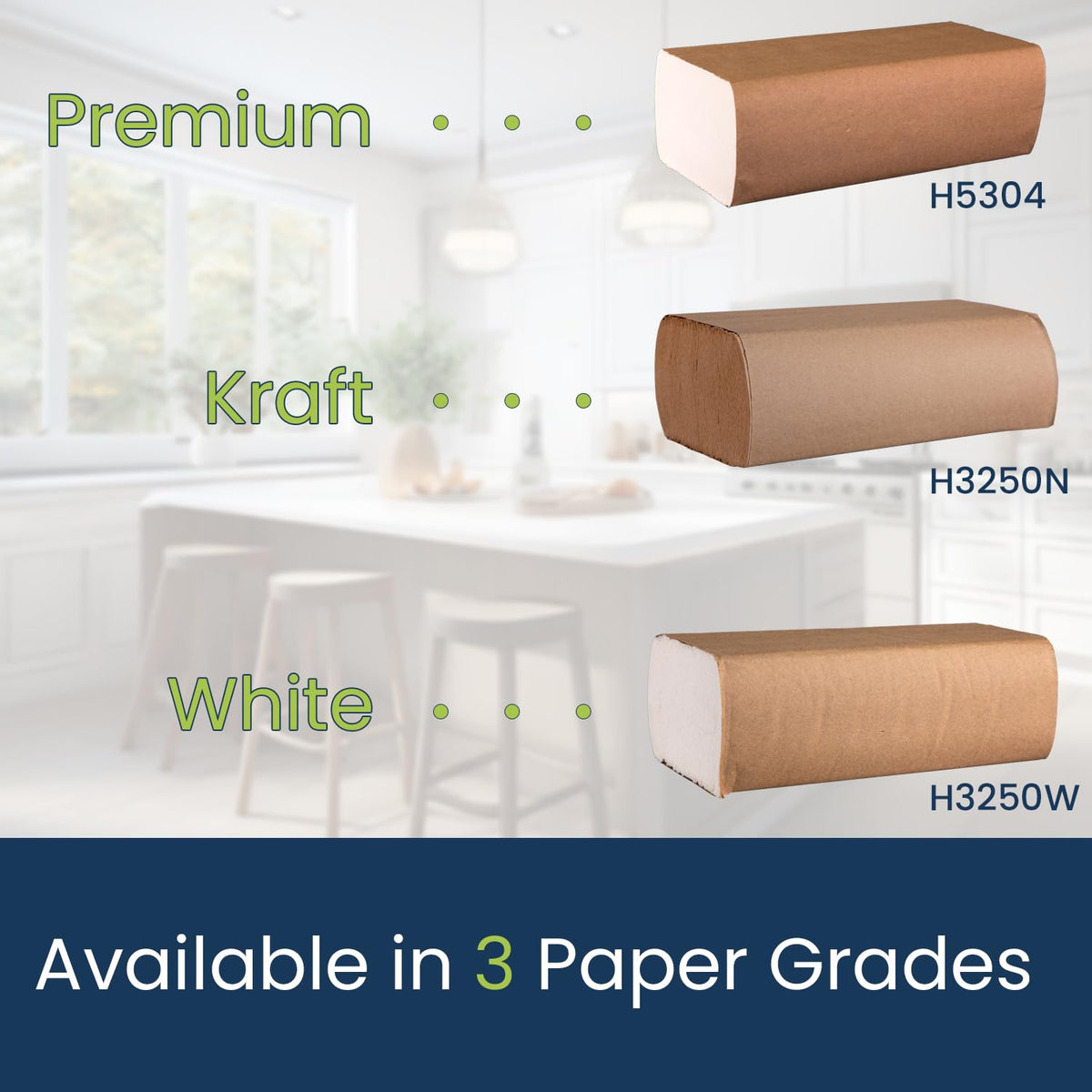 Multifold Paper Towels, White, 4,000 Sheets/Case J782