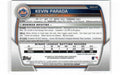 2023 Bowman Chrome Mega Box Mojo Autographed Refractor Blue #BMA-KP Kevin Parada Autographed /150 New York Mets Baseball NM-MT N79236
