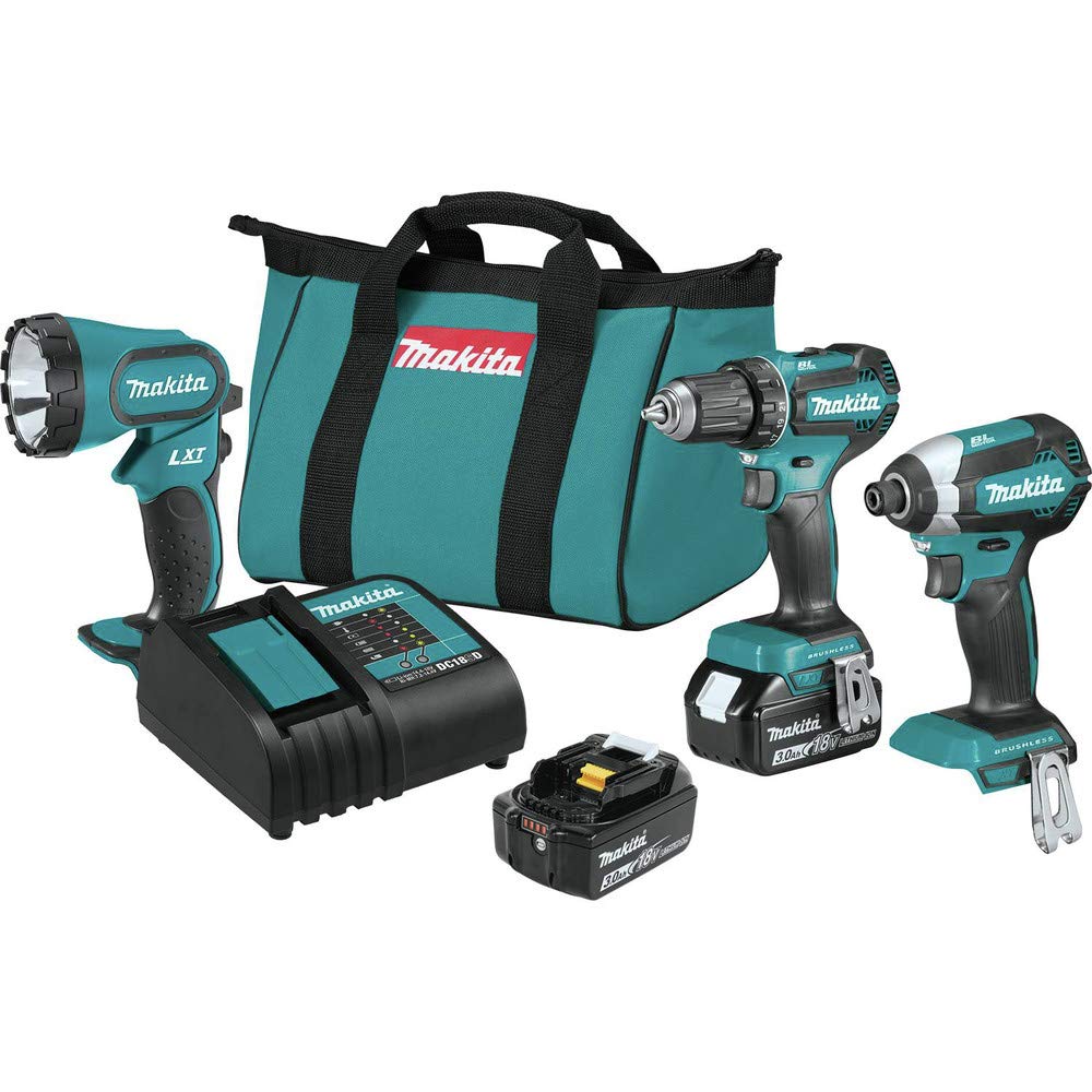 18V LXT Lithium-Ion Brushless Cordless 3-Pc. Combo Kit (3.0Ah) H566
