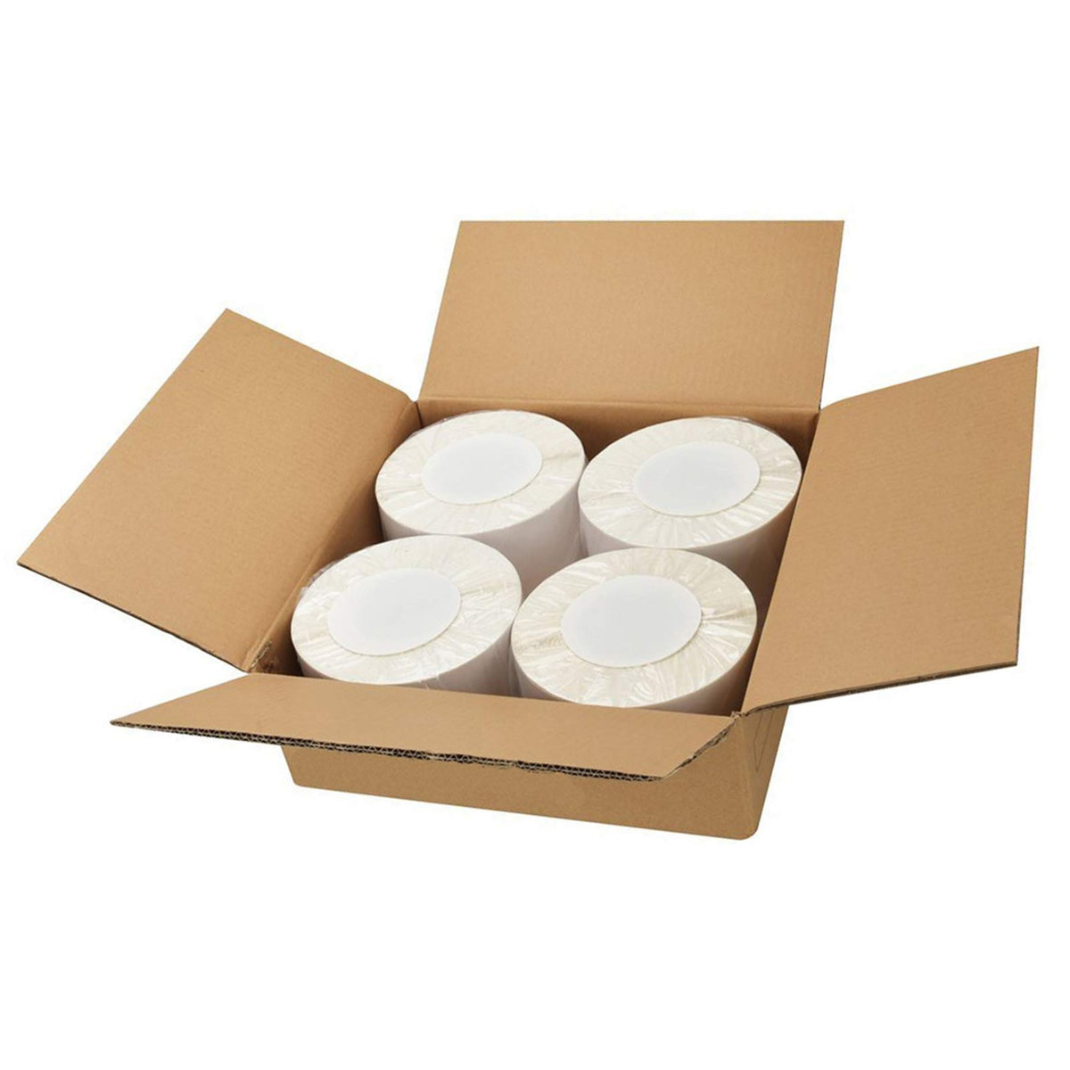 4"x 6" Direct Thermal Labels, 4 Rolls, 4000 Labels I4811
