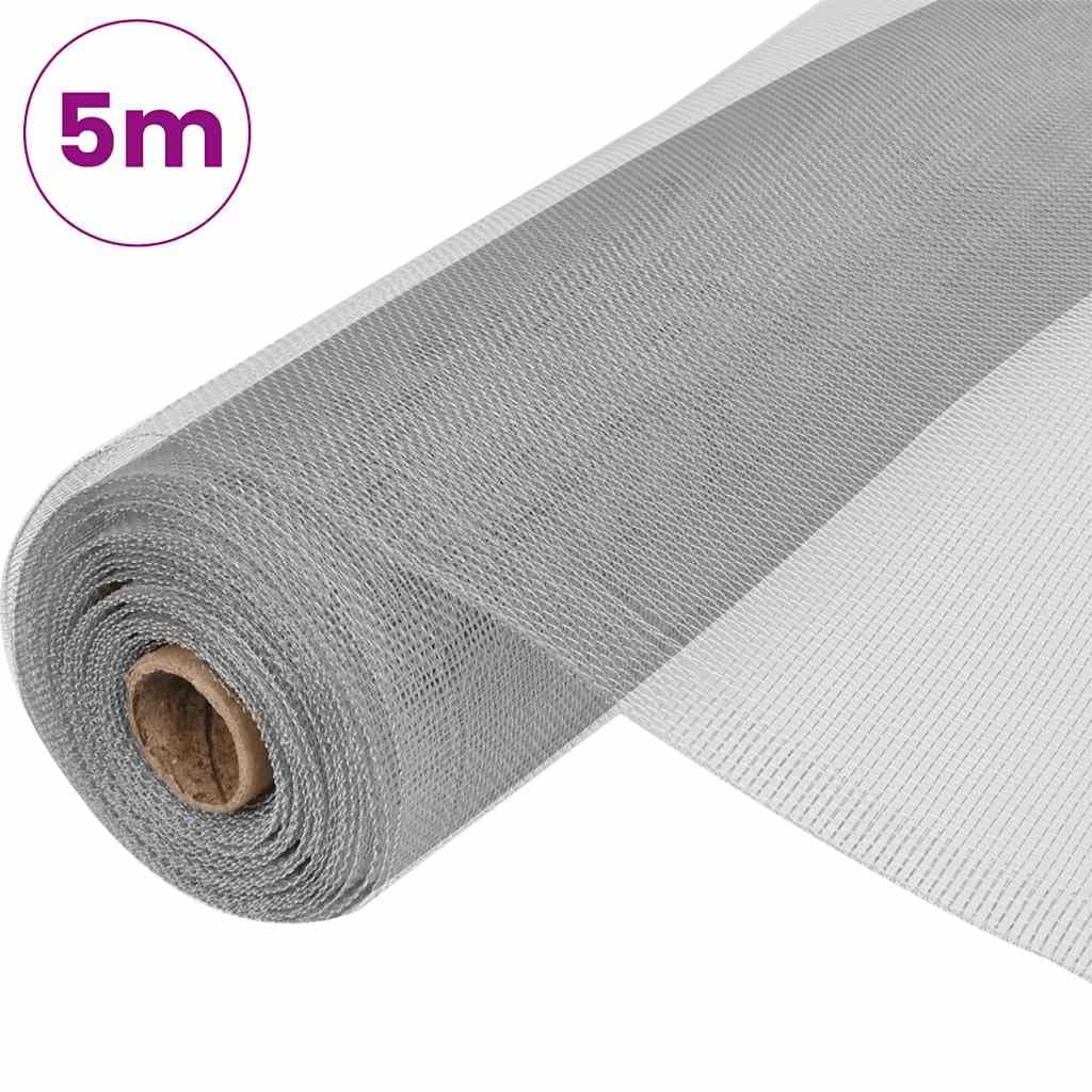 Aluminum Mesh Screen Roll 39.4 x 196.9 Inches Silver Z5017