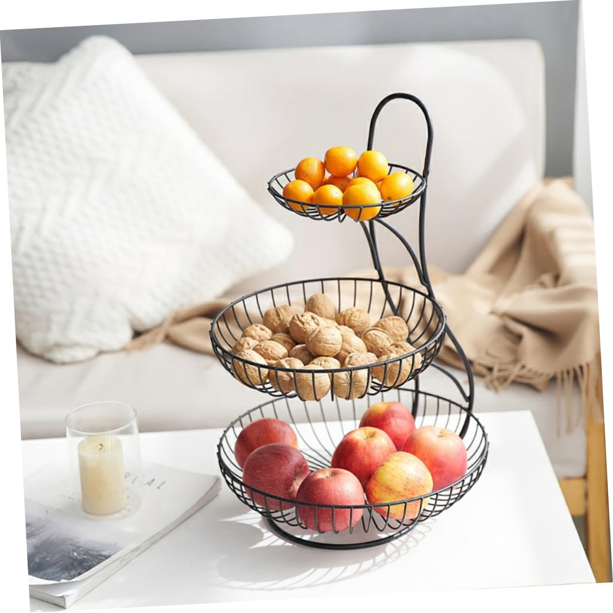 3-Tier Iron Basket B9014