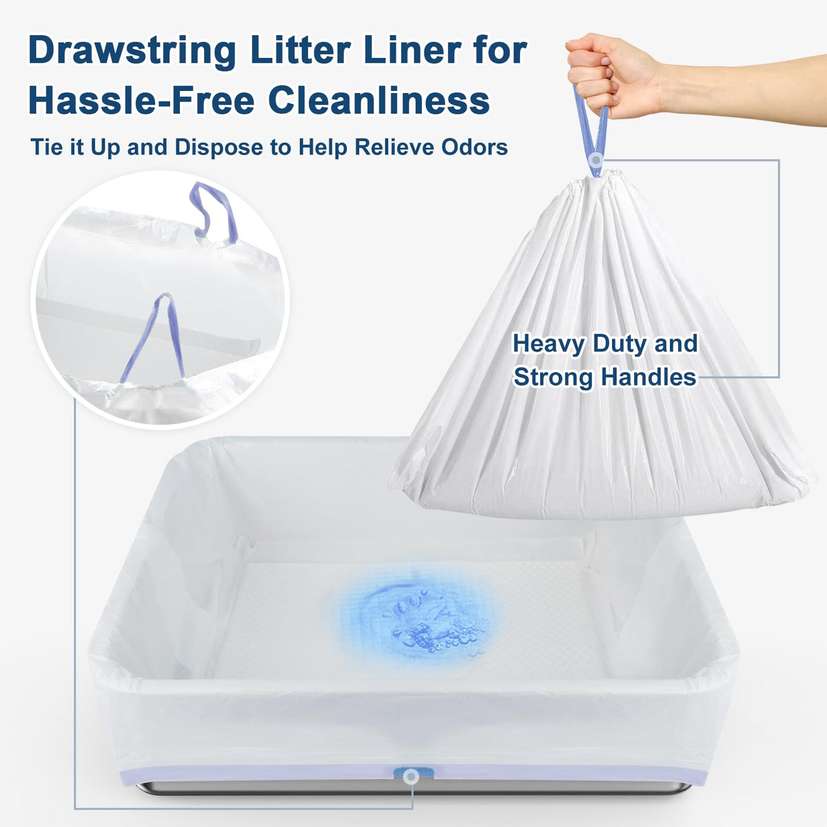 XL Stainless Steel Sifting Litter Box with Lid X44704