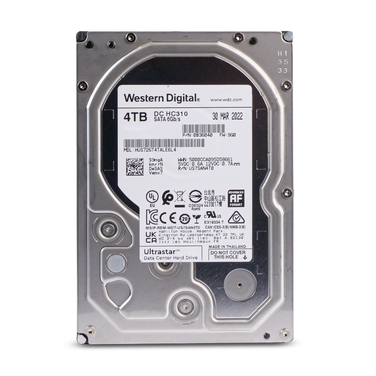 4TB 7200 RPM SATA 3.5-inch Internal Hard Disk Drive L9434