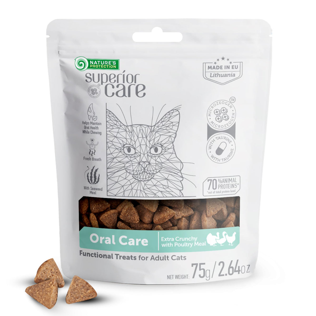 Cat Dental Treats Poultry 2.64oz G873039