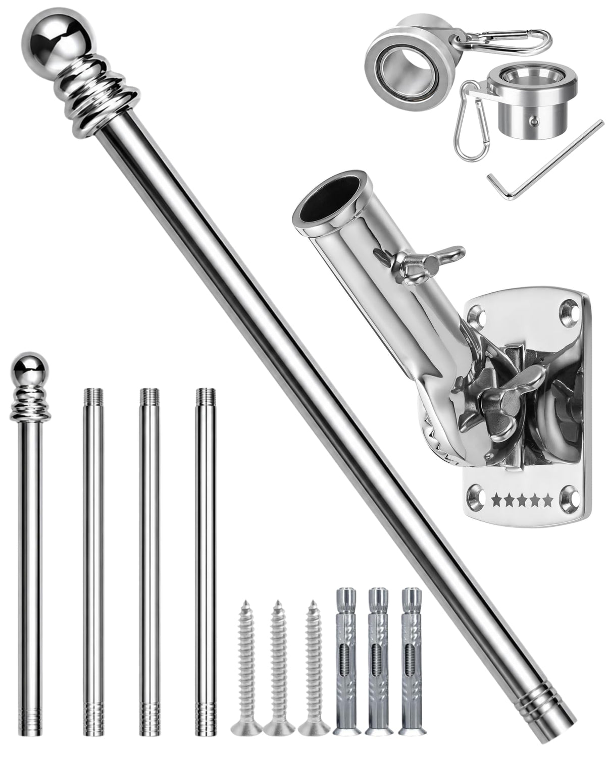 6 FT Flag Pole Kit J2216