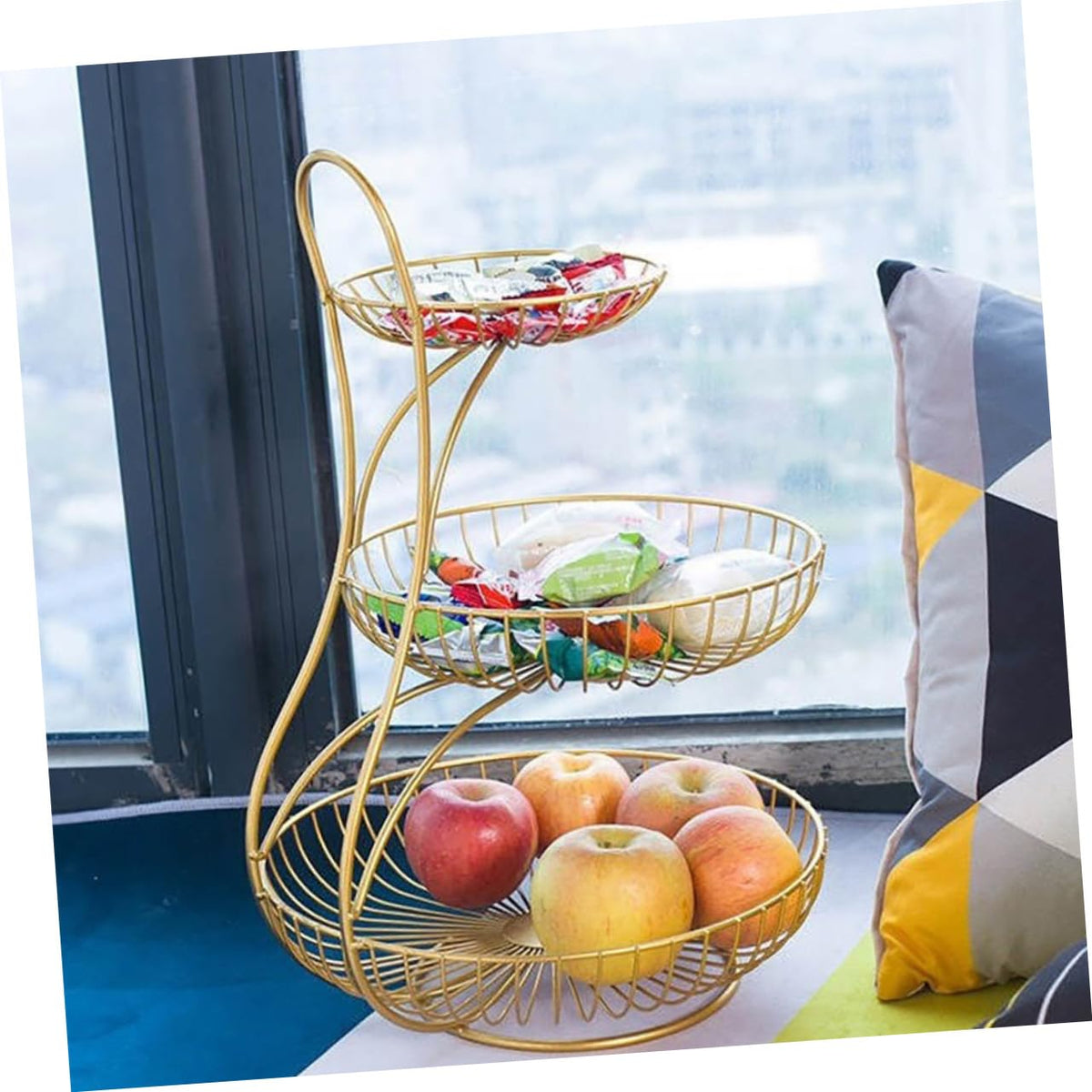 3-Tier Iron Basket B9014