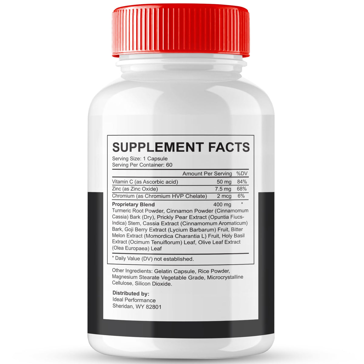 All Natural Supplement Capsules 60 Capsules T50358