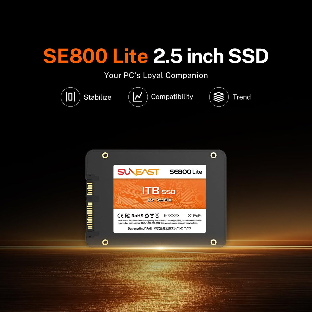 1TB 2.5 SATA III Internal Solid State Drive X76246
