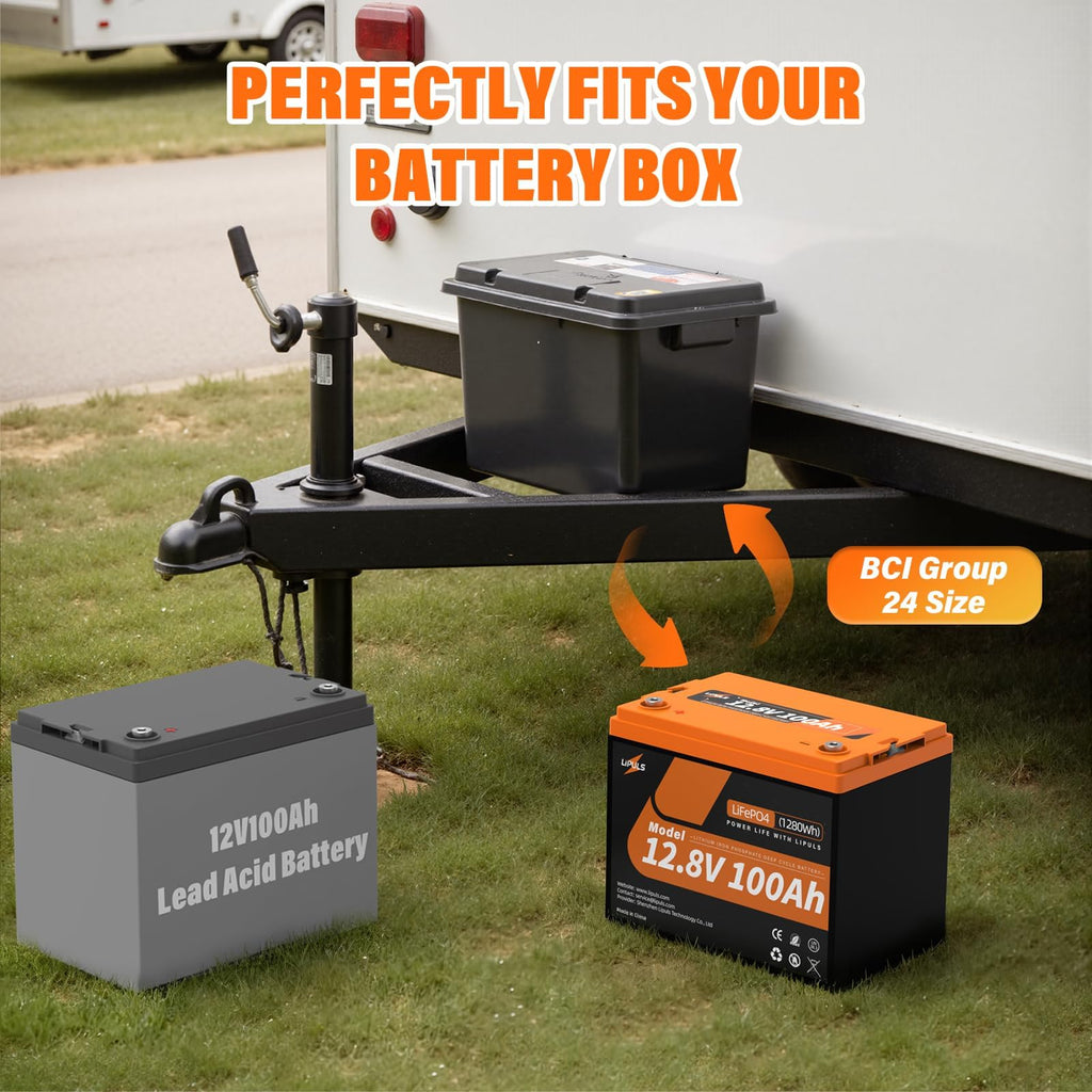 12.8V 100Ah LiFePO4 Deep Cycle Battery C92295