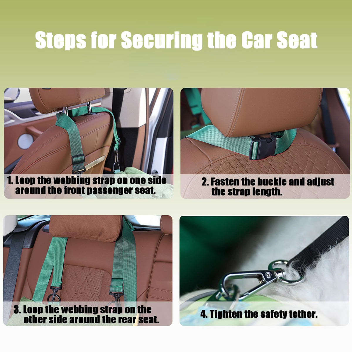 2-in-1 Dog Car Seat for Small Dogs S9325