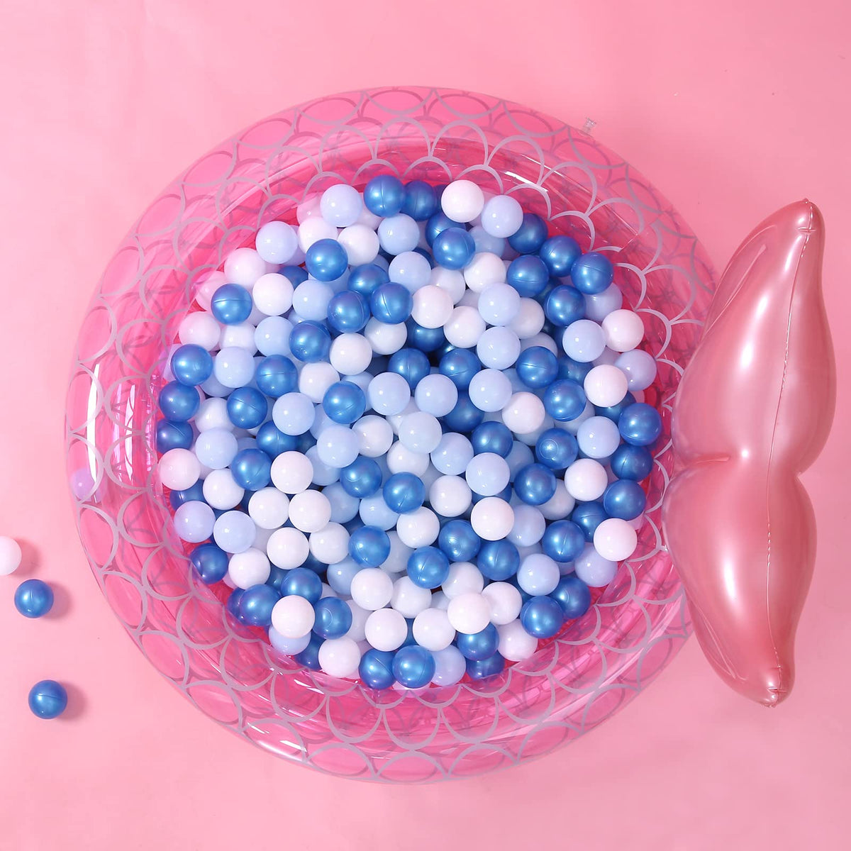 Crush Proof Non-Toxic Plastic Balls 170pcs 2.2inchs T42930