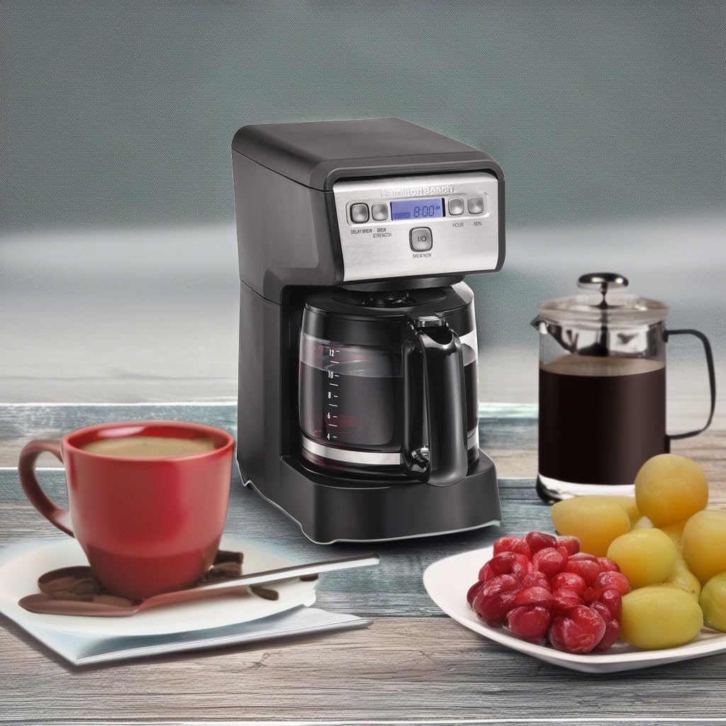 12 Cup Compact Programmable Drip Coffee Maker J5942