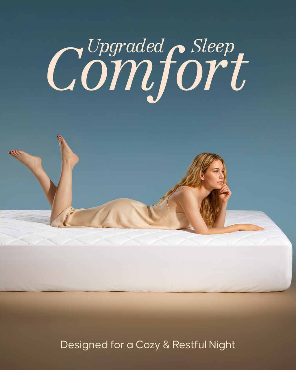 Quilted Mattress Pad with 16" Deep Pocket J483