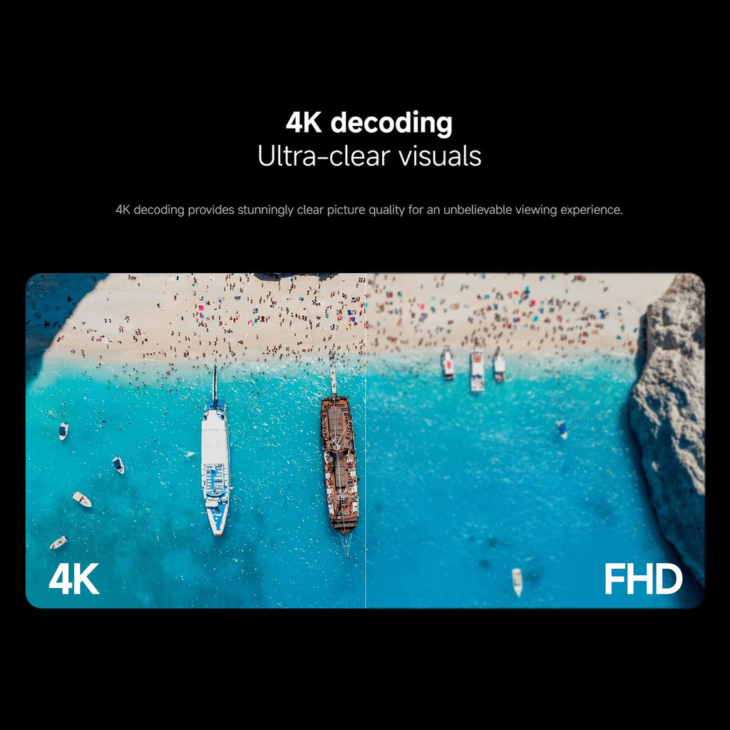 4K Streaming Media Player with Voice Remote Control V76615