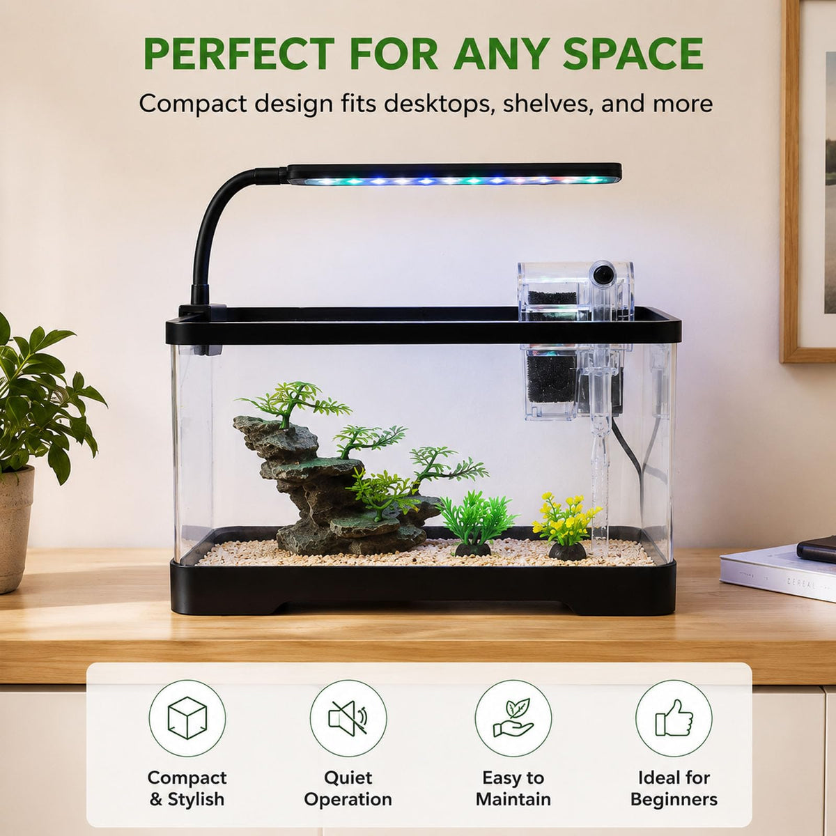 3 Gallon Fish Tank Starter Kit B689