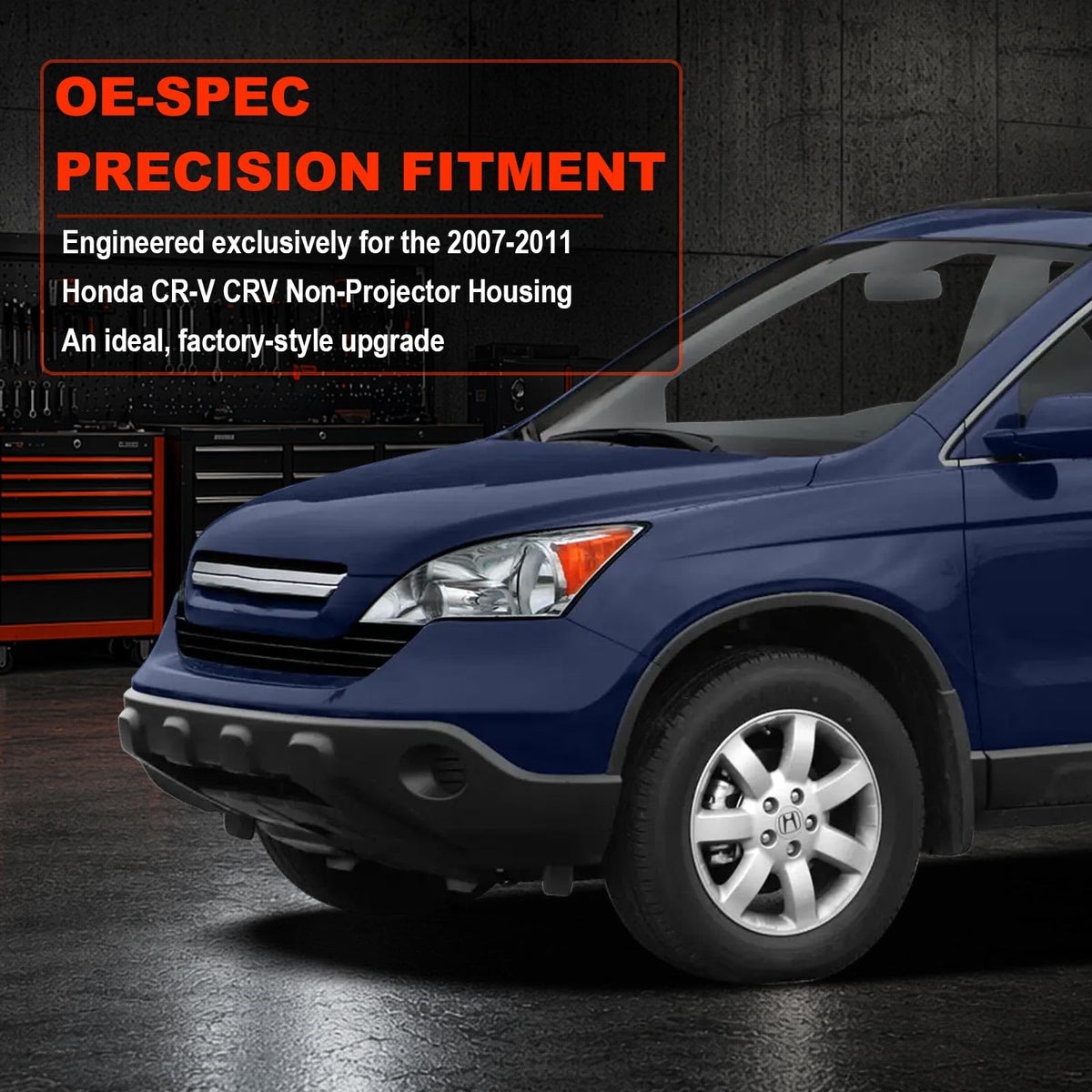Chrome Halogen Headlights V720452