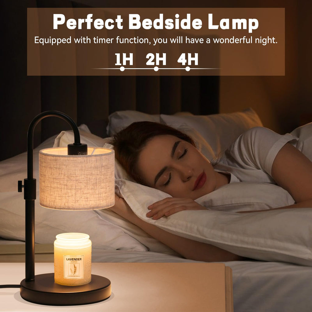 Candle Warmer Lamp with Timer, Adjustable Height P53464