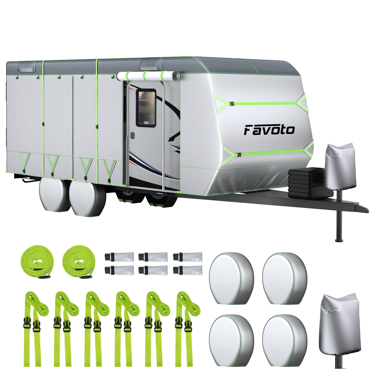 22-24 ft Travel Trailer Cover V890338
