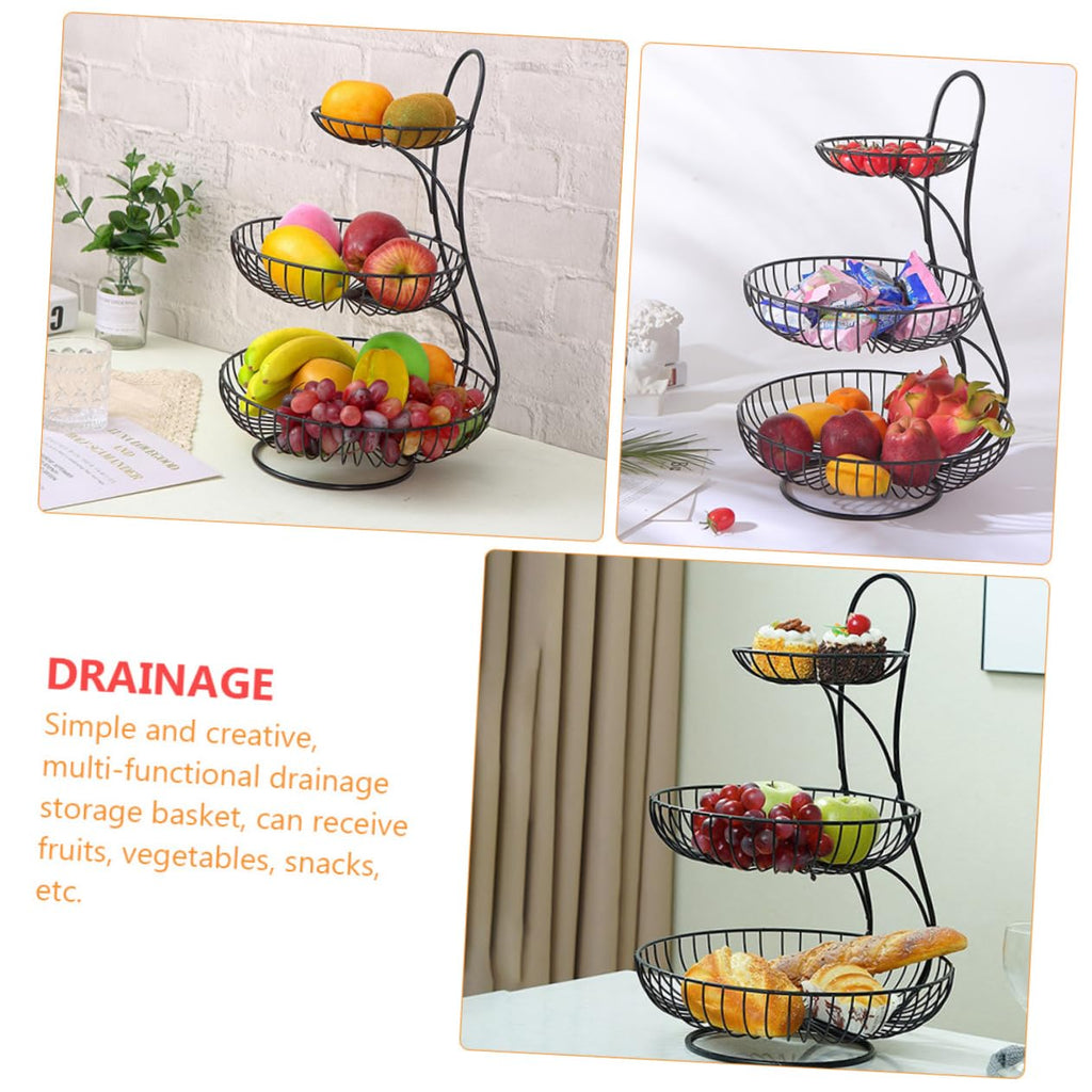 3-Tier Iron Basket B9014