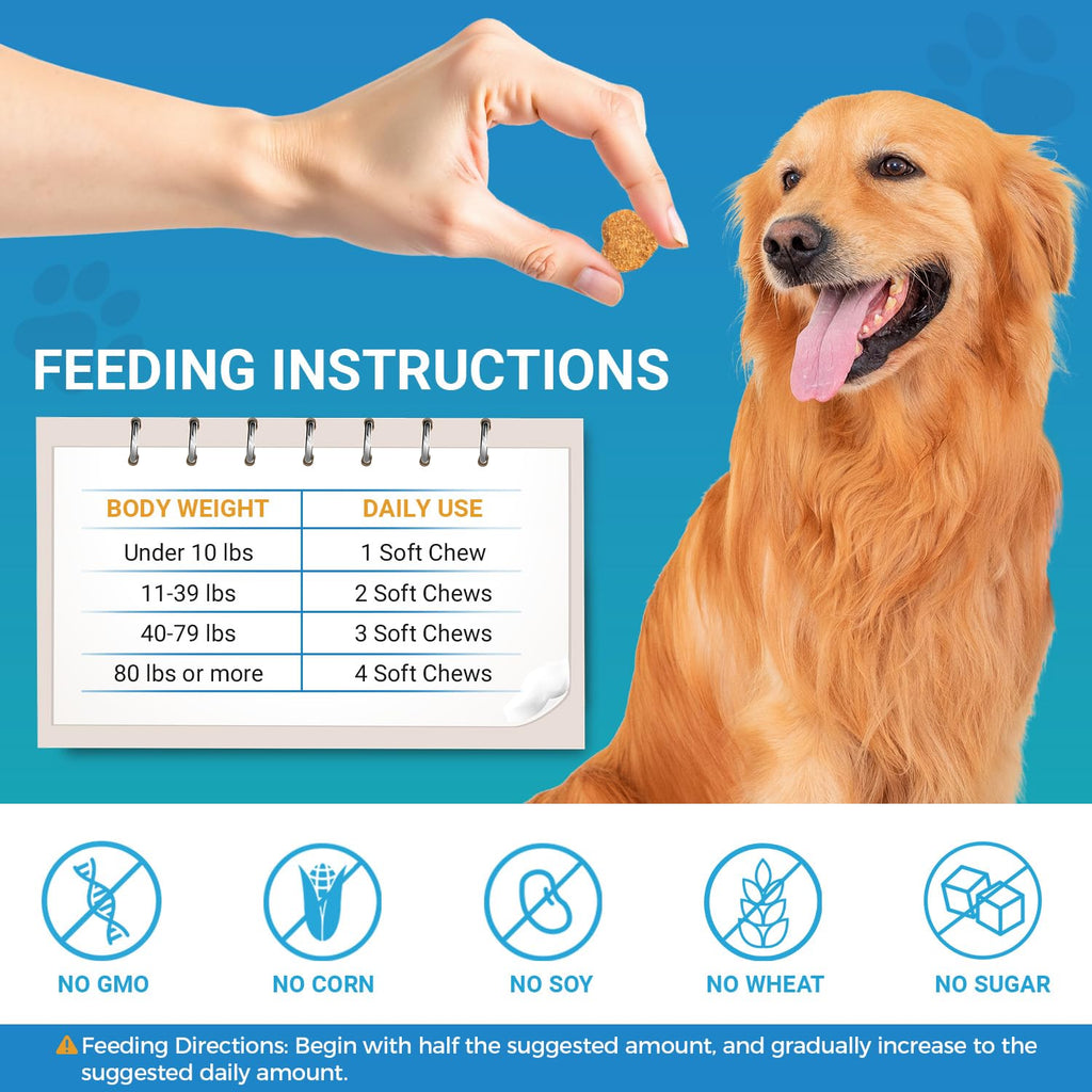 120 Soft Chews Flea and Tick Chewables for Dogs Chicken Flavor M293