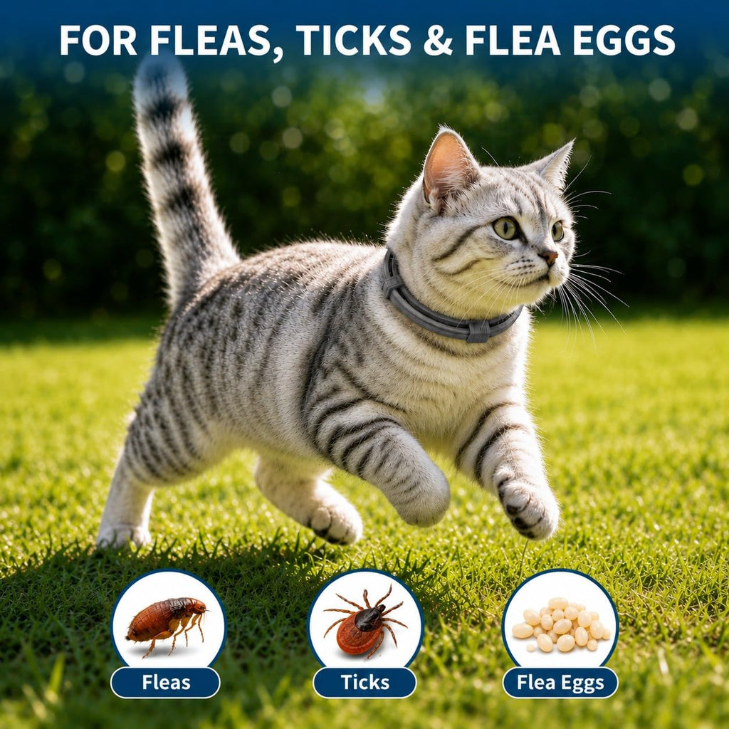 Cat Flea and Tick Collar 4 Pack O554772