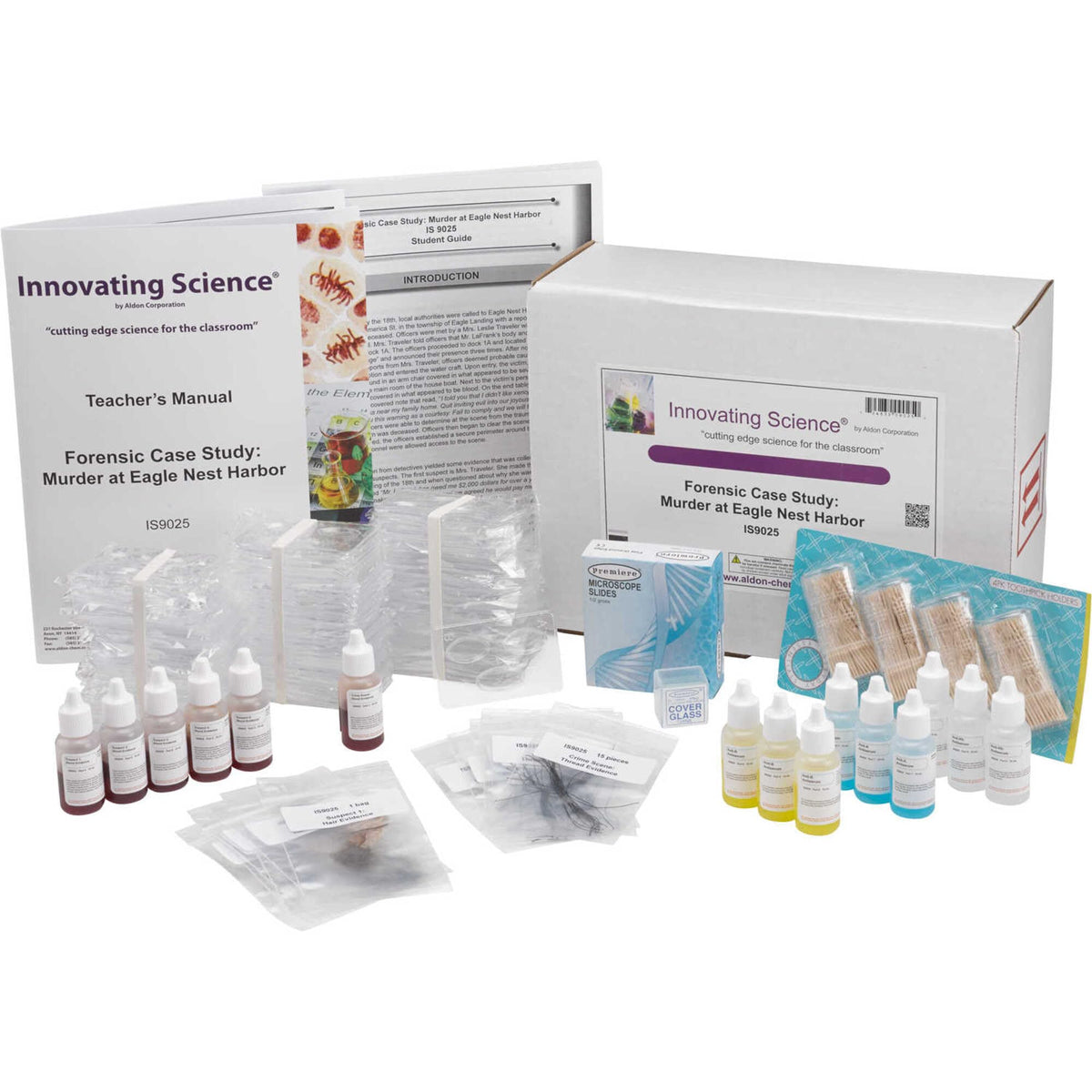Blood Typing Kit & Murder Mystery Lab Set, 2 Pc W168557