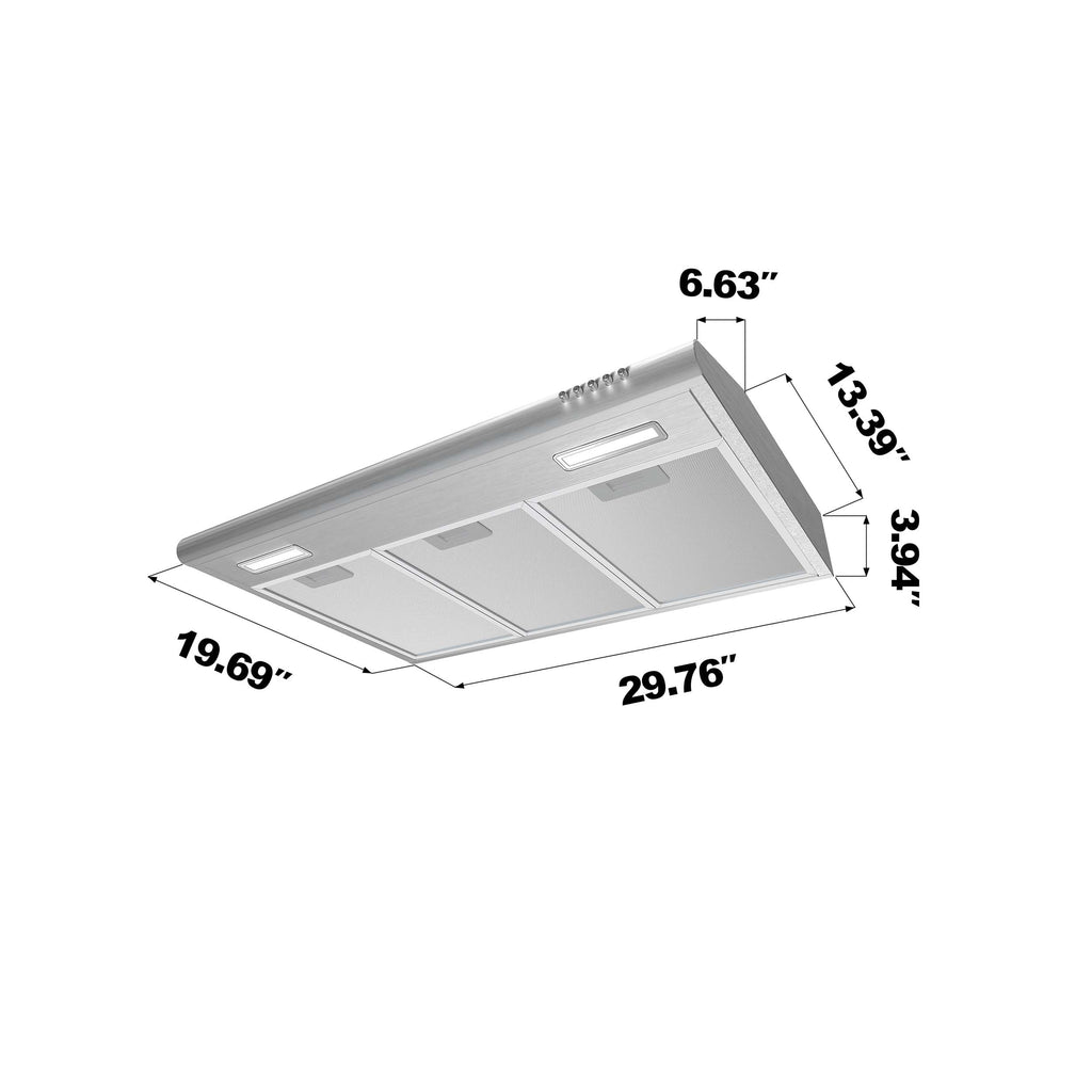 30 inch Stainless Steel Under Cabinet Range Hood D293307