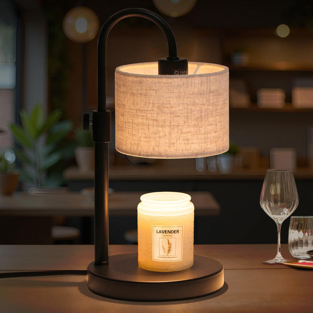 Candle Warmer Lamp with Timer, Adjustable Height P53464
