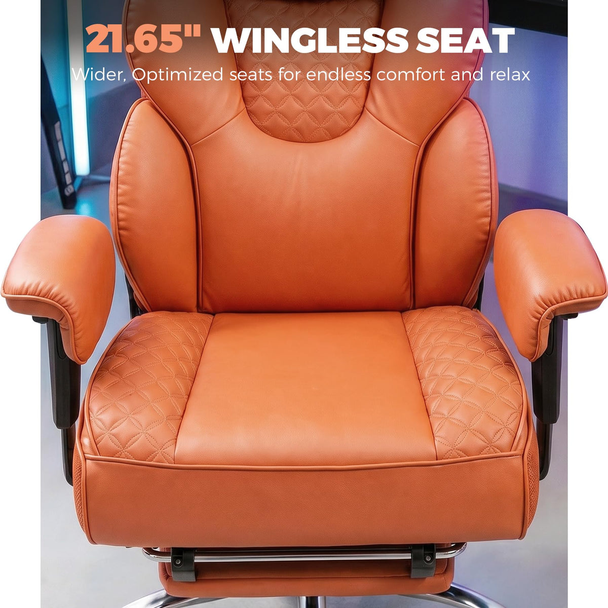 Big and Tall Ergonomic Gaming Chair with Footrest G62602