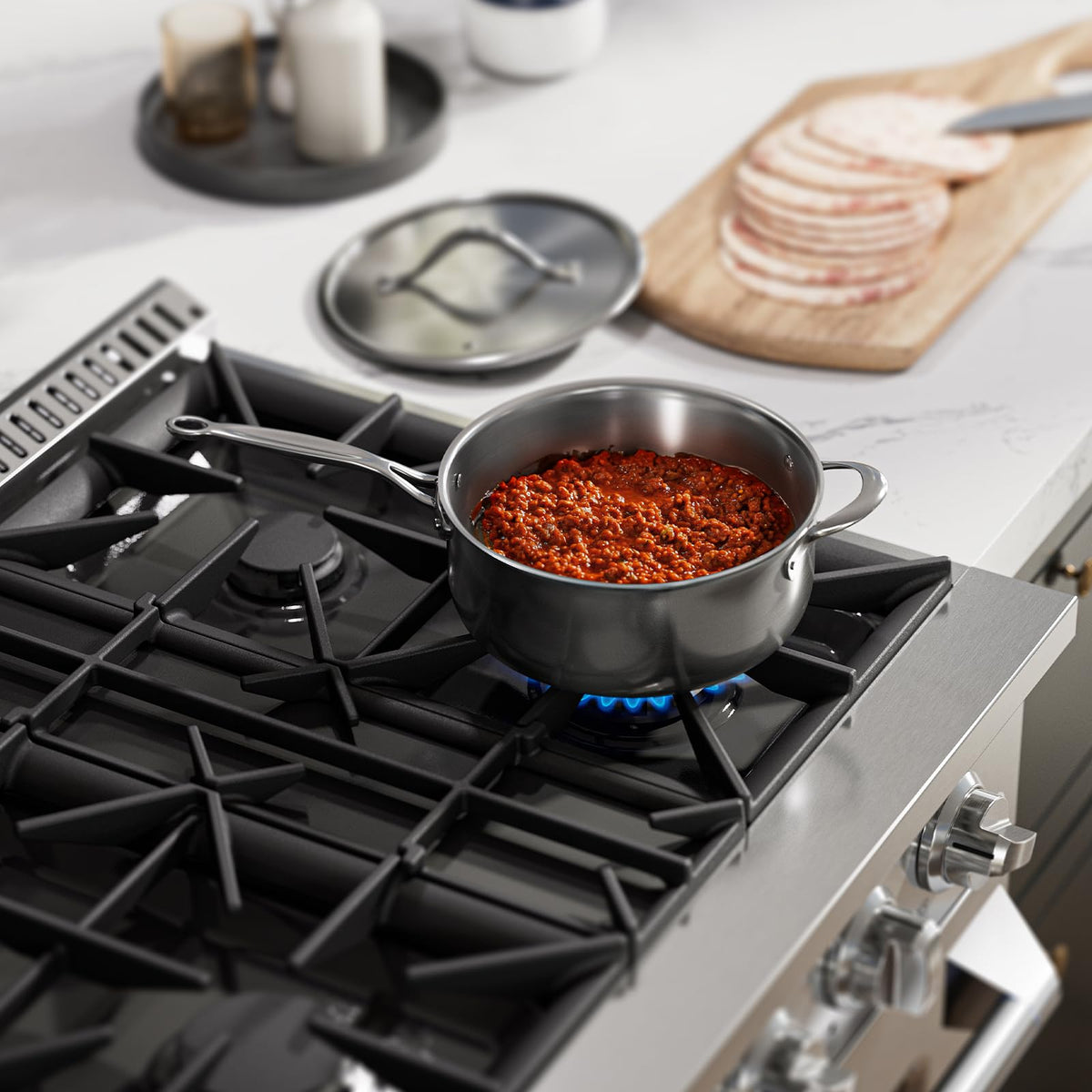 30" Gas Range with Dual-Ring Power Burner E22015