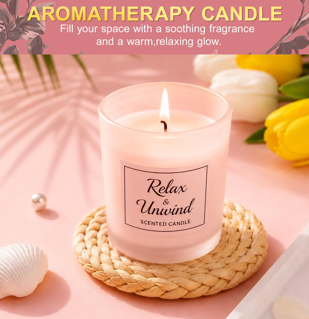 10-Piece Self Care Spa Gift Basket with Throw Blanket and Tumbler Q186873