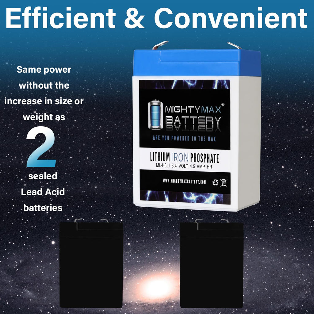 6V 4.5AH Lithium Replacement Battery V9961