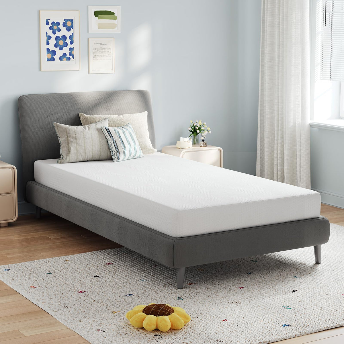 5 Inch Gel Memory Foam Twin Mattress C721143