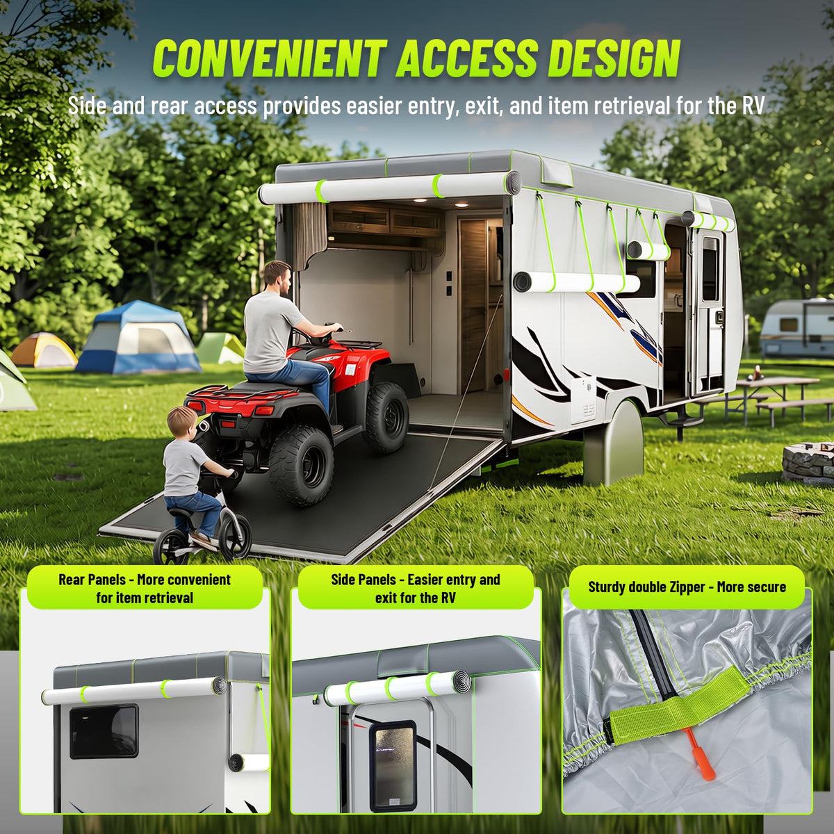 22-24 ft Travel Trailer Cover V890338