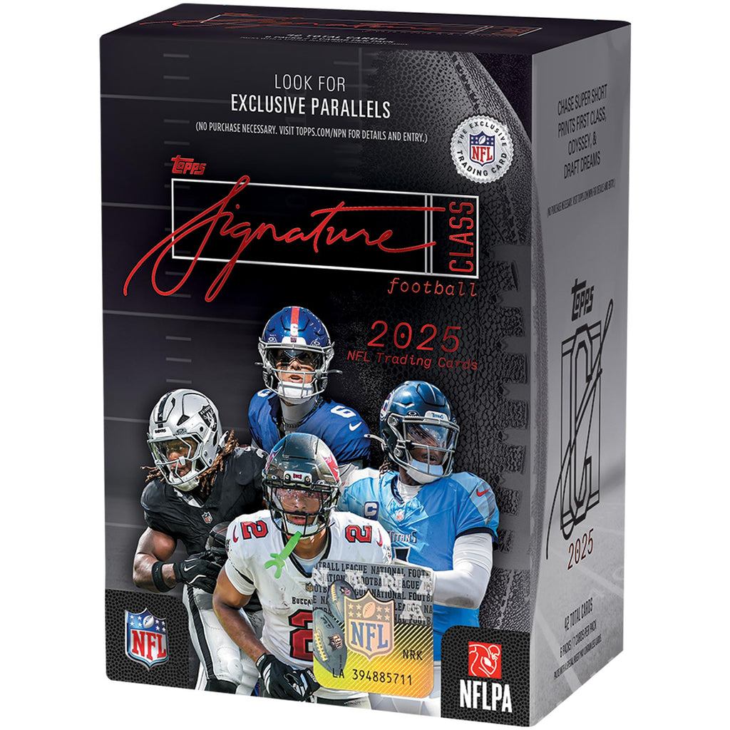 2025 Topps NFL Signature Class Football Value Box S5810