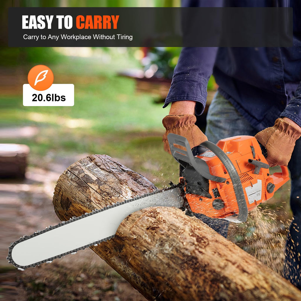 24 Inch 72CC 2-Stroke Gas Chainsaw M845