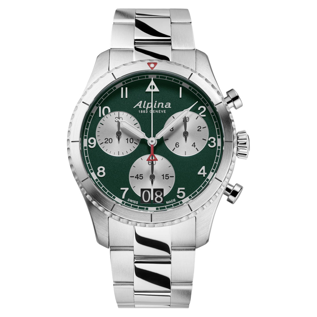 Men's Swiss Made Quartz Chronograph Watch, Stainless Steel, Sapphire Crystal, 41mm C2359