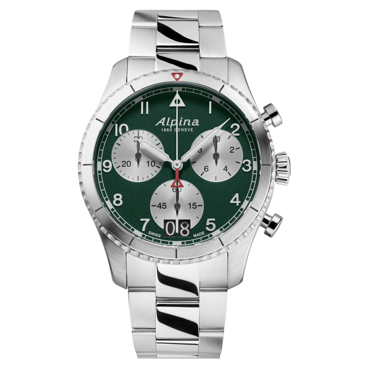 Men's Swiss Made Quartz Chronograph Watch, Stainless Steel, Sapphire Crystal, 41mm C2359