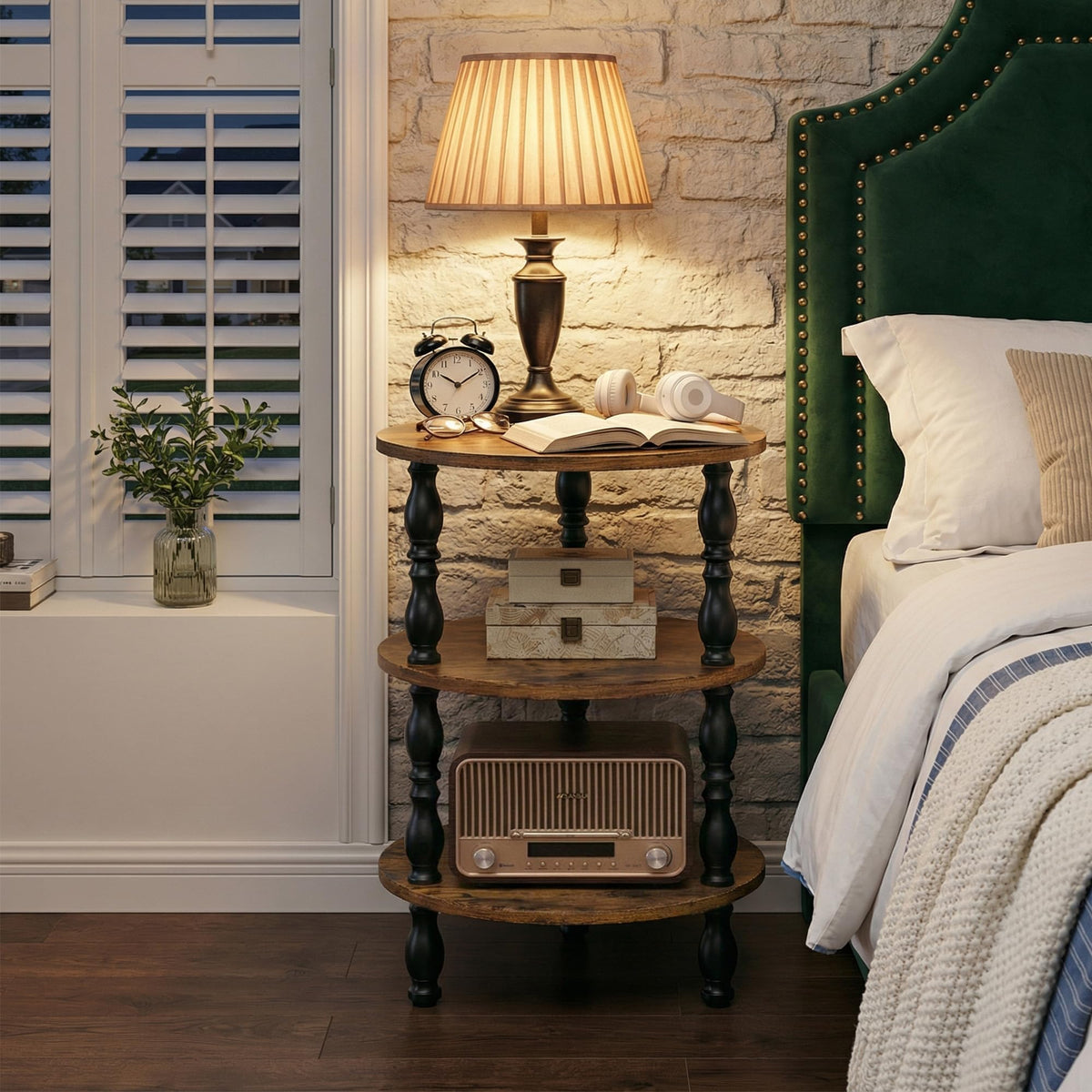 3-Tier Small Oval Side Table C8437