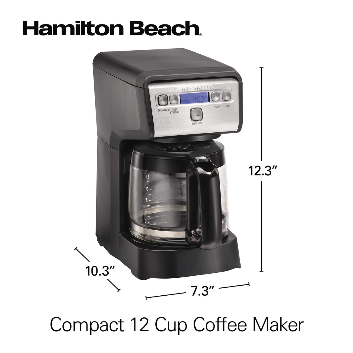 12 Cup Compact Programmable Drip Coffee Maker J5942