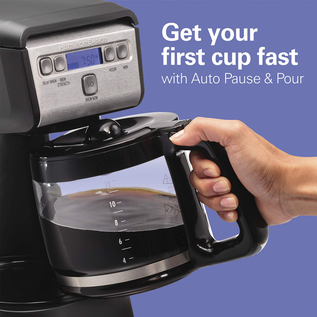 12 Cup Compact Programmable Drip Coffee Maker J5942