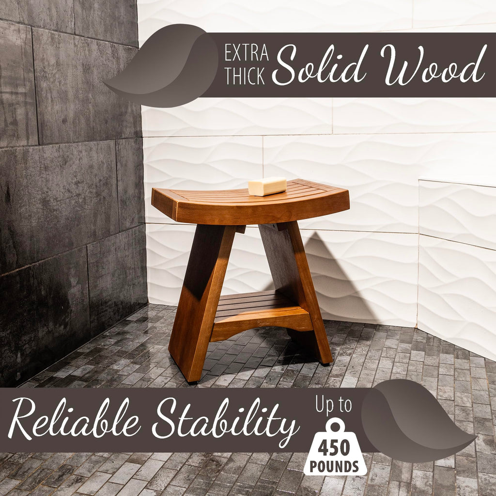 Teak Shower Bench 18 Inches K463