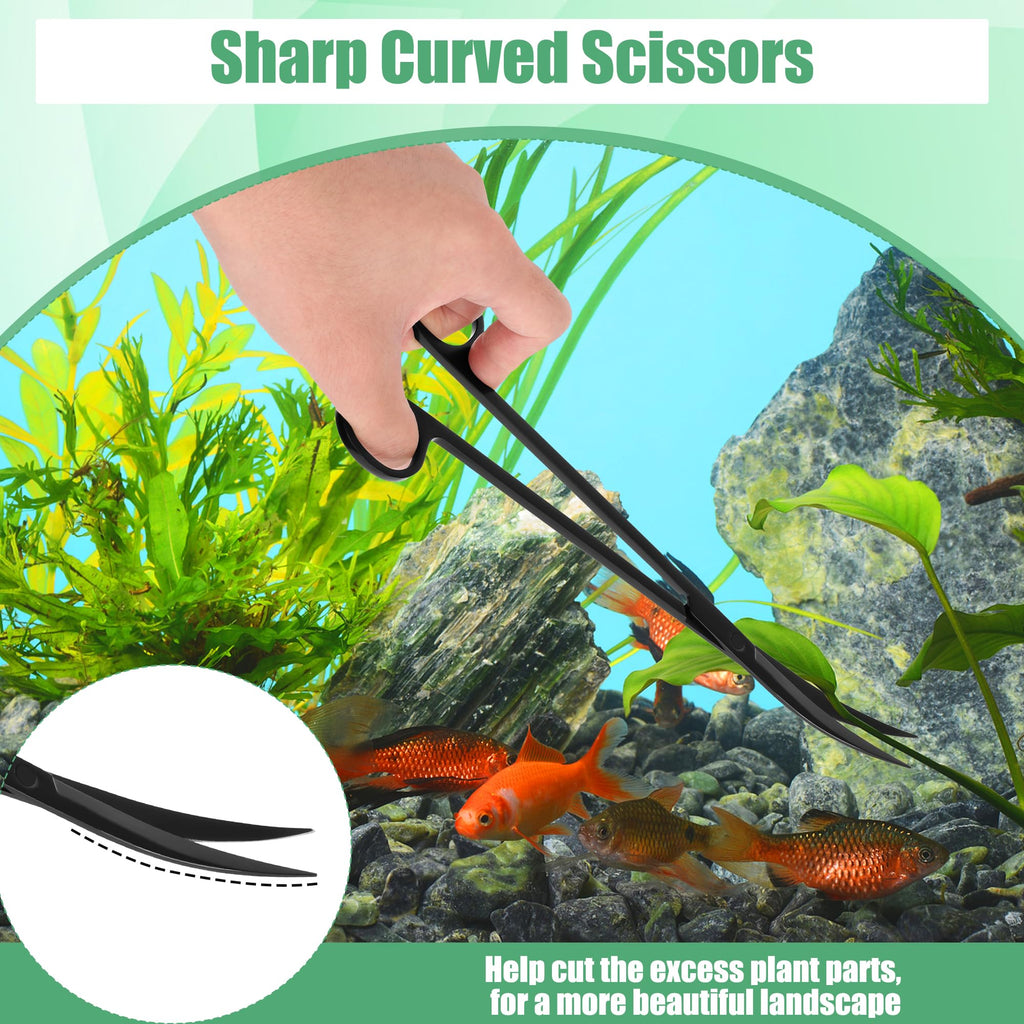 4 in 1 Stainless Steel Aquarium Aquascape Tools Kit W8179